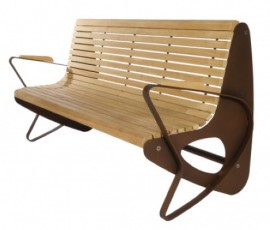 Скамейка металлическая "Лонге Диван"