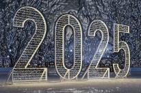 Цифры "2025"