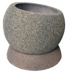 Уличный вазон "Глобус на подставке"