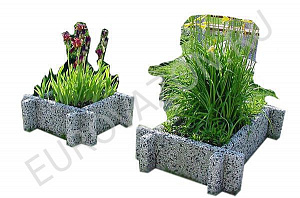 Уличная цветочница из бетона "№1"