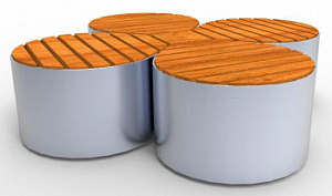 Скамейка Комплекс "Круги"