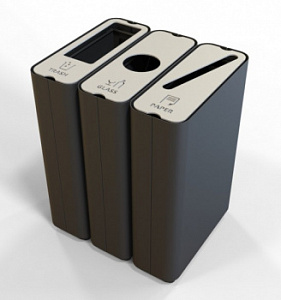 Урна "Метрика 2" для раздельного сбора мусора