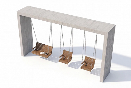 Навес с качелями "Модуль",  фото 4 – Евровазон