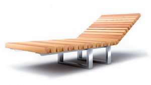 Уличная скамья "Шезлонг ДУО"