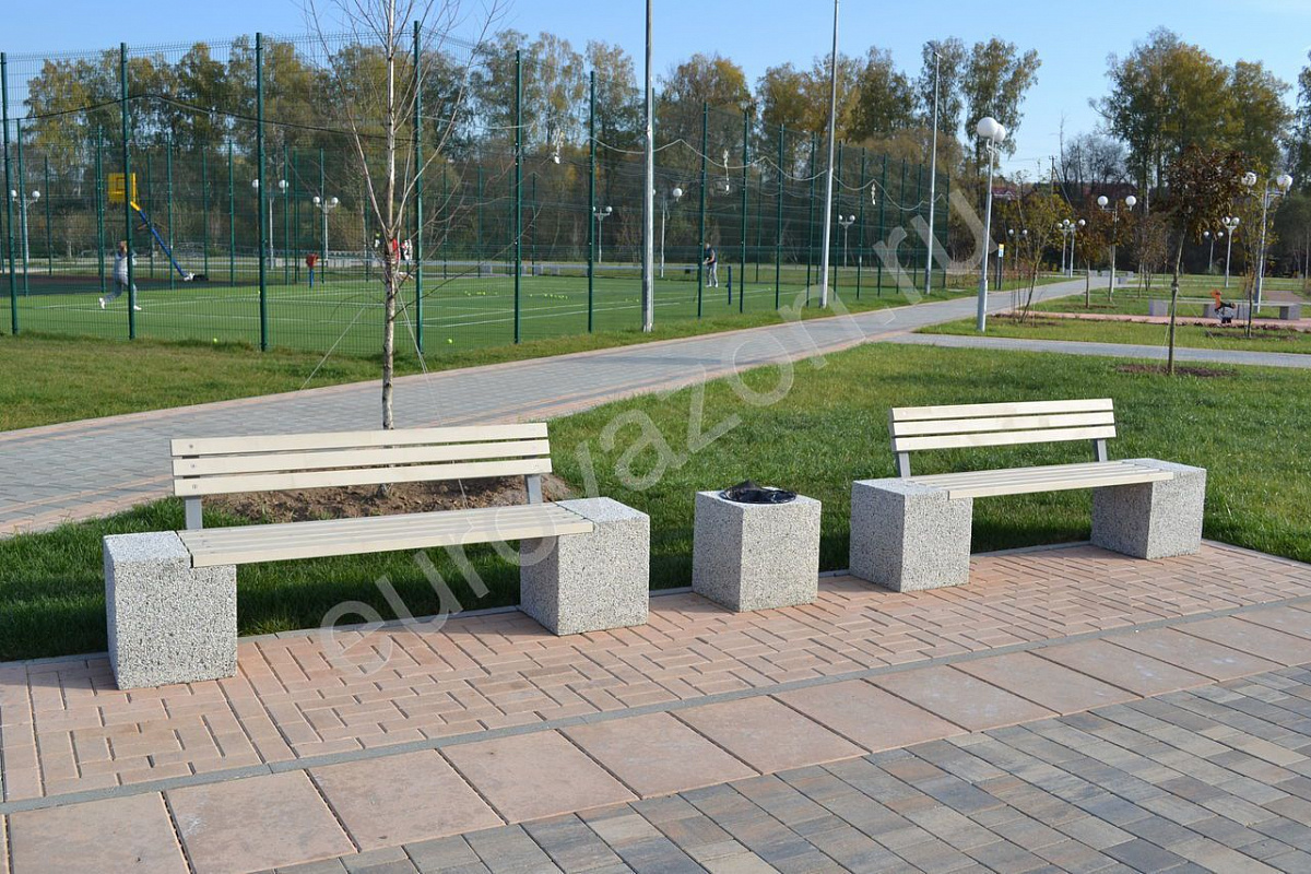 Размер парковой скамейки - eurovazon.com