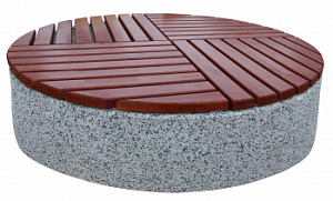 Скамейка круглая "Алекс 150х46"