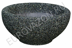 Круглый бетонный вазон "Верона"