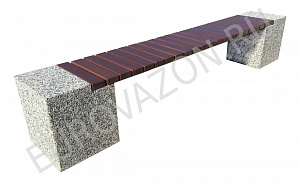 Лавочка без спинки "Порто"