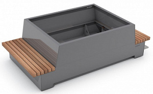 Скамейка-плантатор "Остров" 6