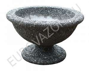 Вазон "Ламелла на фигурной ножке"