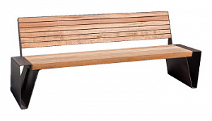 Скамья "Вива Лайт со спинкой"