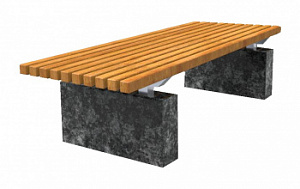 Скамейка из бетона "Таун 150"