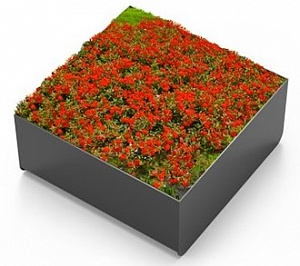 Вазон металлический "Орбита Блок"