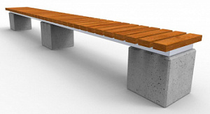 Бетонная лавочка "Евро 2 НЕО"