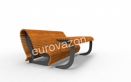 Стол "Стик" из дерева и металла,  фото 6 – Евровазон