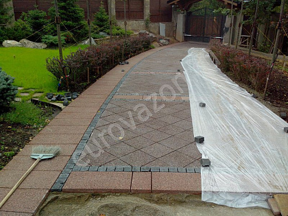 Тротуарная плитка 30х30х4 см,  фото 3 – Евровазон