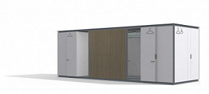 Уличный санузел "Модуль 7-2"