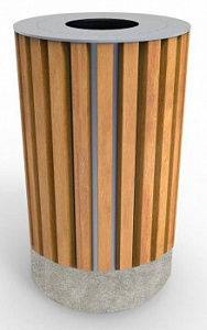 Урна "Корбелли 40" на бетонном основании