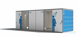 Уличный санузел "Модуль 7-4"