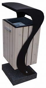 Урна "Патэ" на бетонном основании