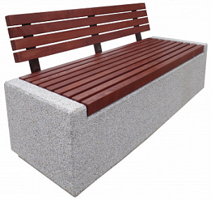 Скамейка парковая "Темп В со спинкой 180"