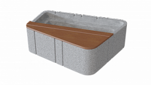 Скамья-вазон "Юнит А"