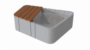 Скамья-вазон "Юнит G"