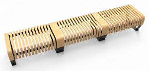 Скамейка металлическая "Нова 300"