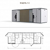 Уличный санузел "Модуль 7-3",  фото 2 – Евровазон
