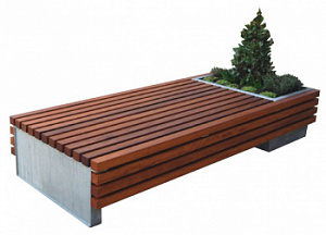 Скамейка металлическая "Бокс Молл"