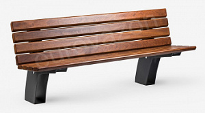 Скамейка металлическая "Омега лайт"