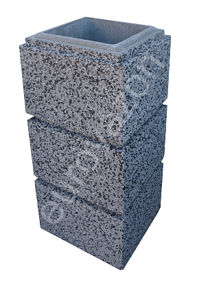Столбовой блок-пакет из 3-х блоков,  фото 1 – Евровазон