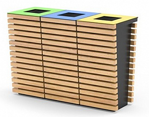 Урна "Зерро Эко" для раздельного сбора мусора