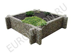 Уличная бетонная цветочница "№3"