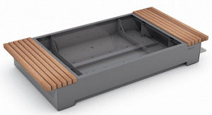 Скамейка-плантатор "Остров" 2