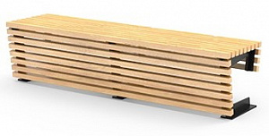 Скамейка металлическая "Зерро Лайт 300"