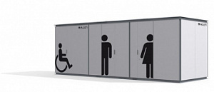 Уличный санузел "Модуль 7-5"