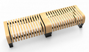 Скамейка металлическая "Нова"