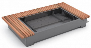 Скамейка-плантатор "Остров" 3