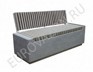 Скамейка уличная "Темп 180 со спинкой"