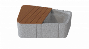 Скамья-вазон "Юнит F"