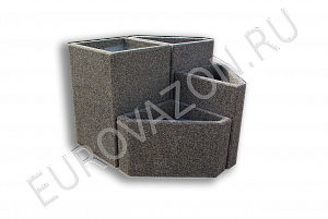 Комплекс цветочниц из бетона "Андорра"