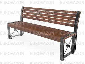 Уличная скамья "Классик со спинкой"