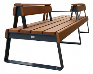 Металлическая скамейка "Рево Вариант 300"