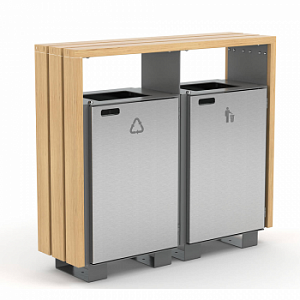 Урна "Блок Дабл Вуд"