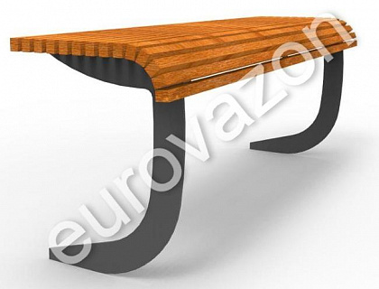 Стол "Стик" из дерева и металла,  фото 1 – Евровазон