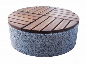 Скамейка круглая "Алекс 90х46"