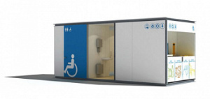 Уличный санузел "Модуль 6-1"