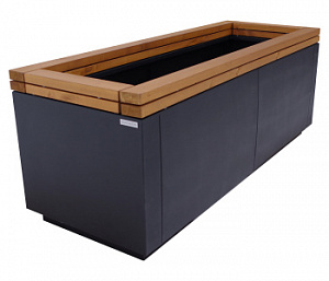 Вазон металлический "Гринвич Бокс 190х70х45"