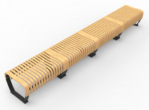 Скамейка металлическая "Нова 400"